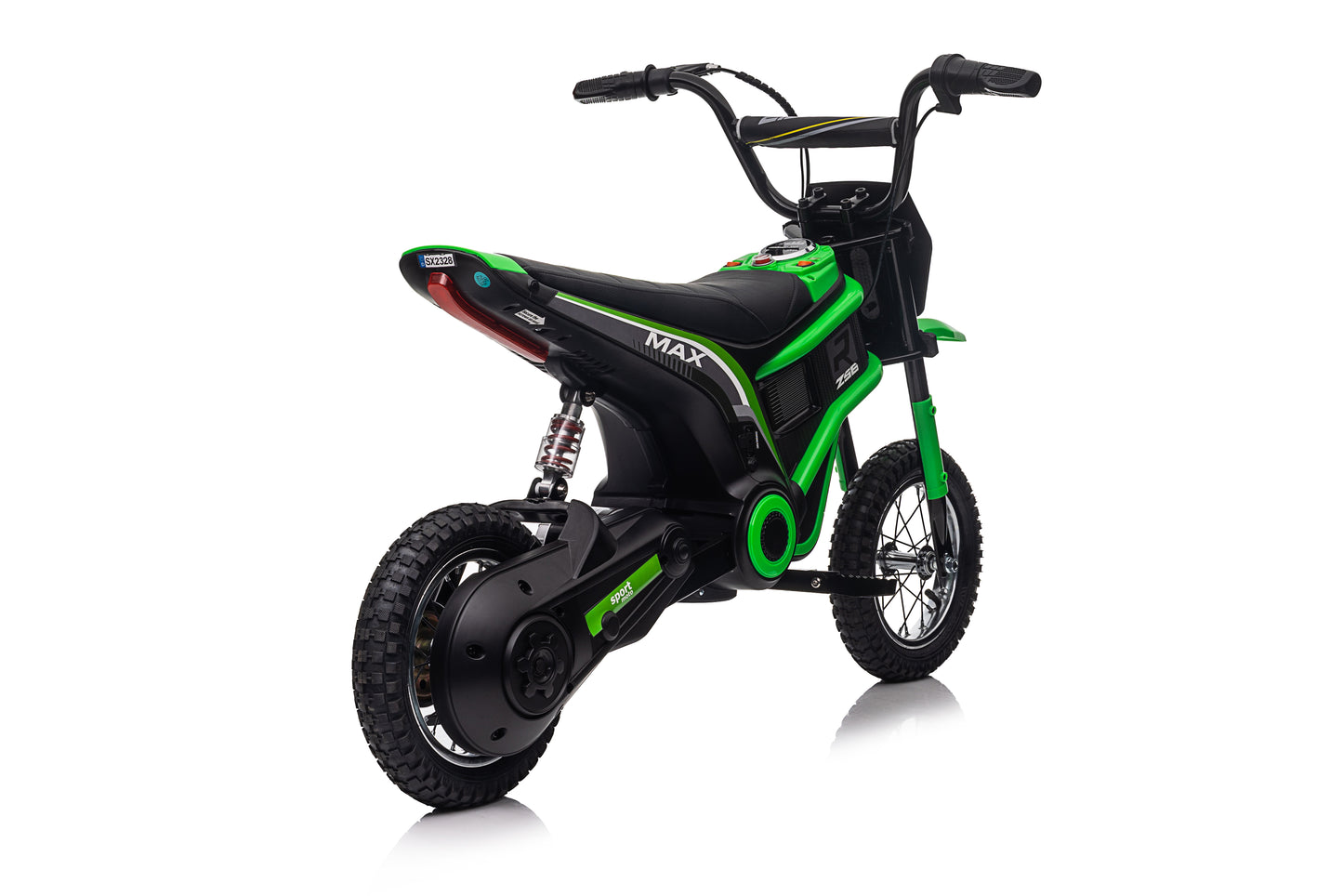 24V Kids Ride on Motorbike Electric 350W Motors with Twist Grip Throttle - Green