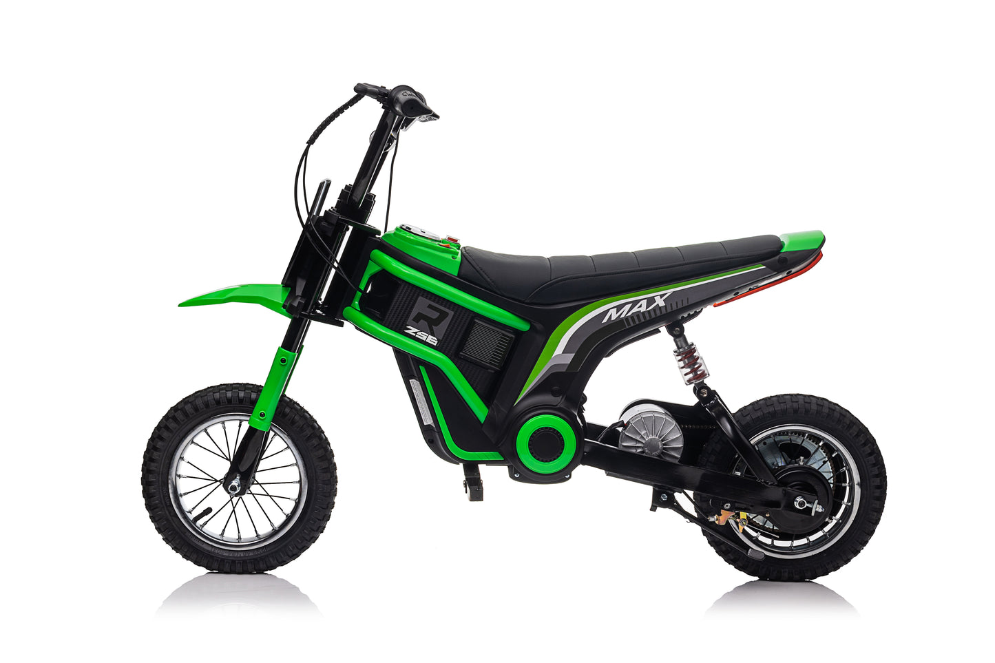 24V Kids Ride on Motorbike Electric 350W Motors with Twist Grip Throttle - Green
