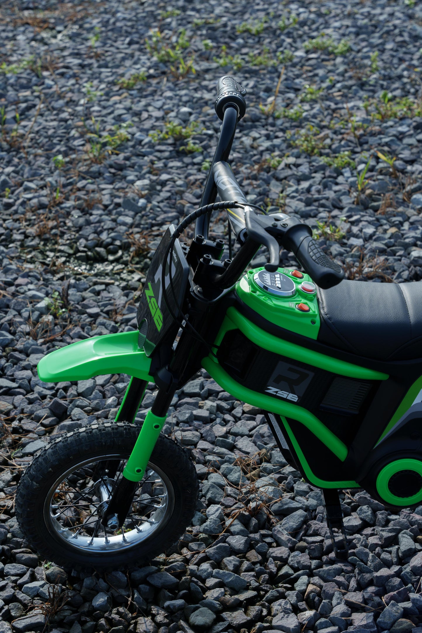 24V Kids Ride on Motorbike Electric 350W Motors with Twist Grip Throttle - Green