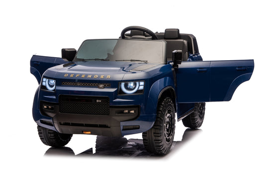 Land Rover Defender Octa 2 Seater 24V Ride On Car with Remote in Blue