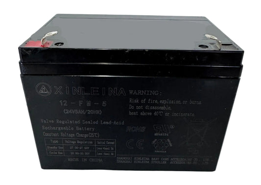 24v-5ah Rechargeable Battery for Ride on Kids Electric Cars Jeeps Quad Bikes 12-FM-5(24V5ah/20Hr)