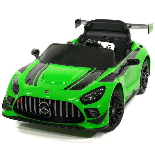 Licensed Mercedes Benz GT3 EVO 12v Kids Ride on Car with Remote - Green