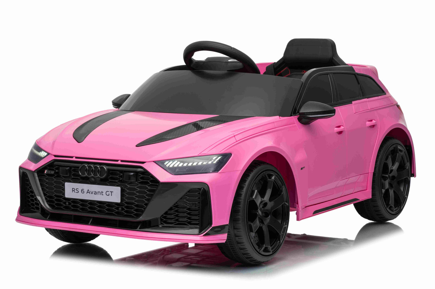 Licensed AUDI RS6 Avant GT Kids Ride on Car With Remote 12V-7AH & 4 x Motors - Pink