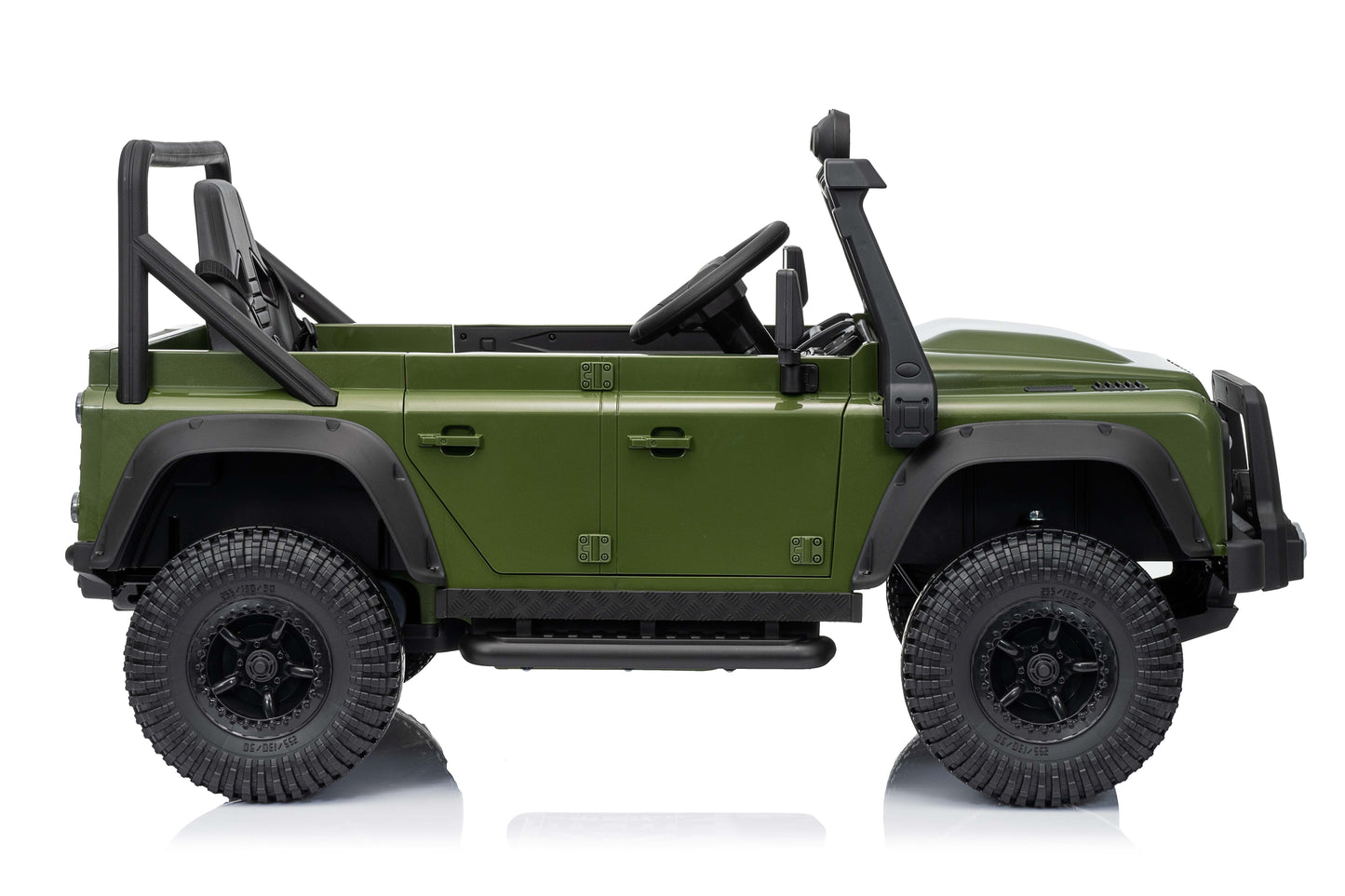 Land Rover Defender 110 SVX Spectra 24v Ride On Car with Remote Army Green
