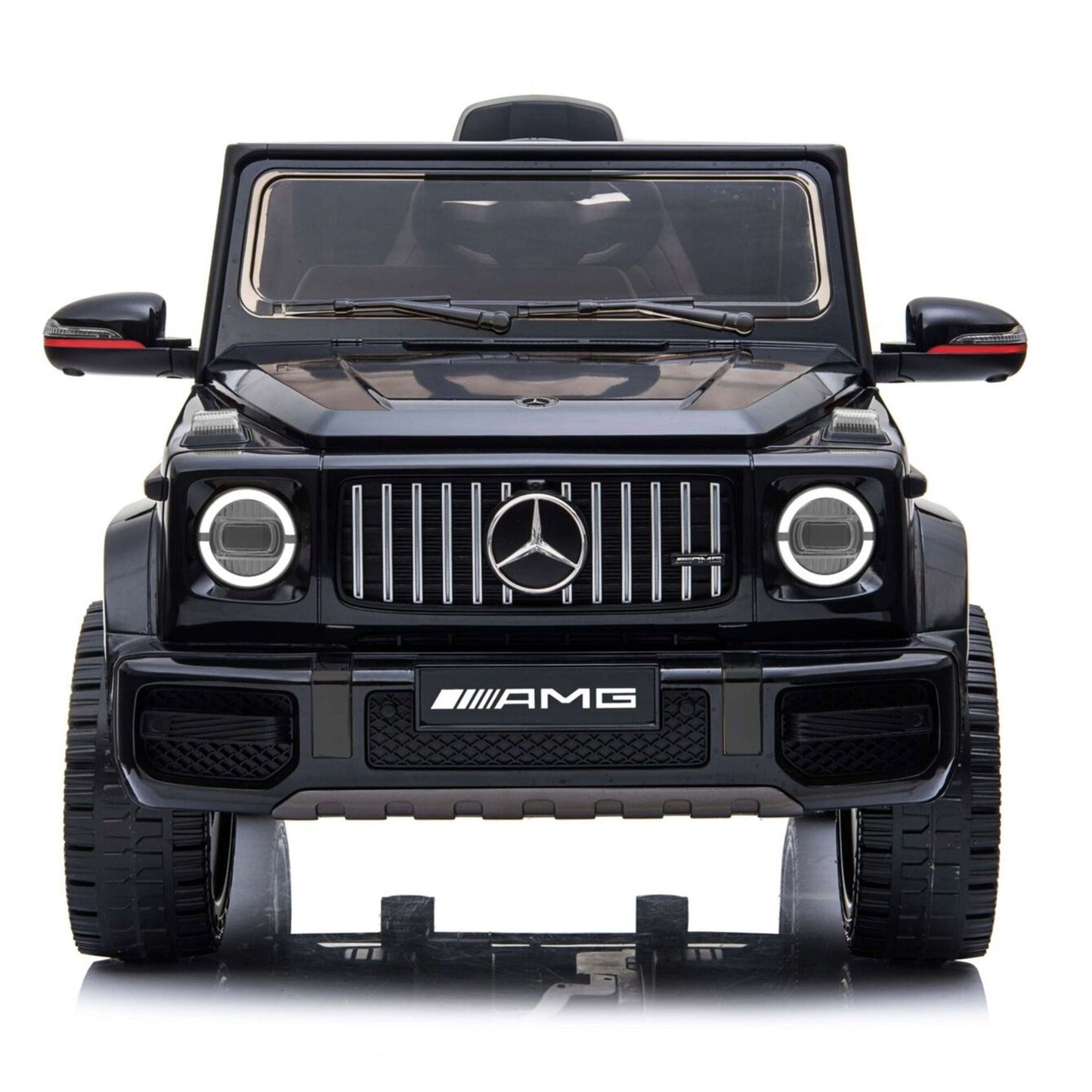 Maxi Size Mercedes G-Wagon G63 12v Ride on Car with Remote - Metallic Black