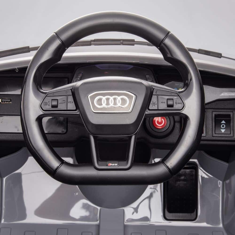 Licensed AUDI RS6 Avant 12V Kids Electric Ride on Car With Remote - Black