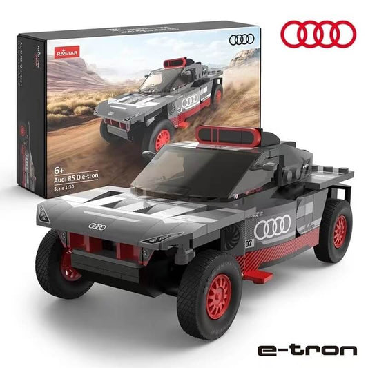10120 Rastar 1:30 Audi RS Q e-tron Bricks Assembly Kids Toy Car - Grey