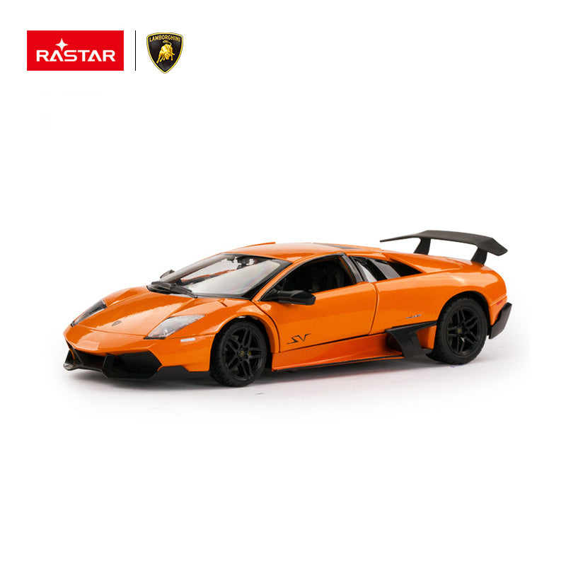 39300 Rastar Murcielago LP670-4 Die cast 1:24 Scale Toy Car with Open Doors - Orange