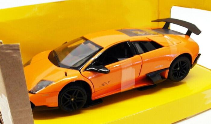39300 Rastar Murcielago LP670-4 Die cast 1:24 Scale Toy Car with Open Doors - Orange