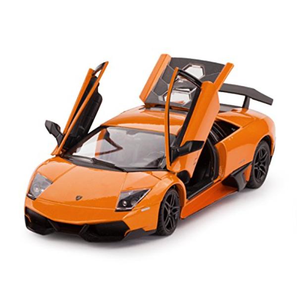 39300 Rastar Murcielago LP670-4 Die cast 1:24 Scale Toy Car with Open Doors - Orange