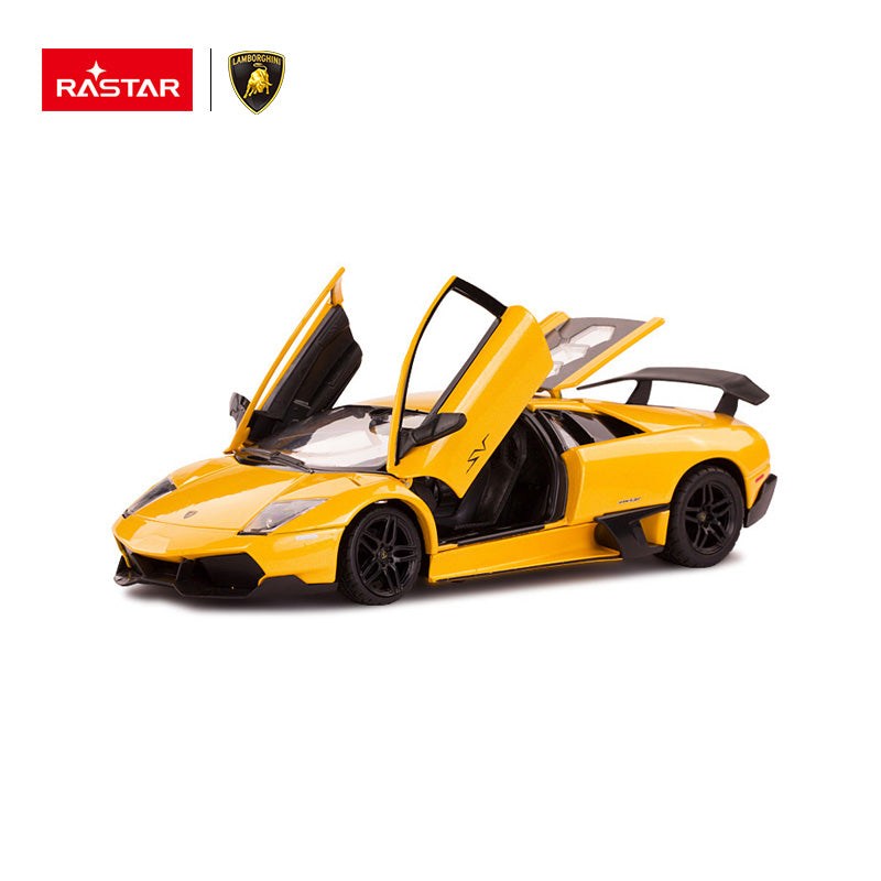 39300 Rastar Murcielago LP670-4 Die cast 1:24 Scale Toy Car with Open Doors - Yellow
