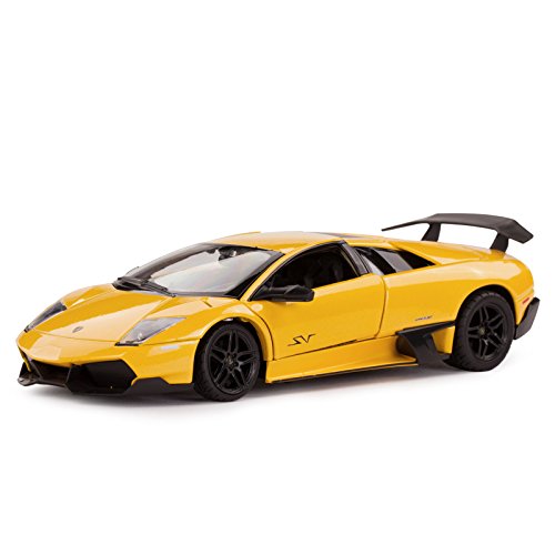 39300 Rastar Murcielago LP670-4 Die cast 1:24 Scale Toy Car with Open Doors - Yellow