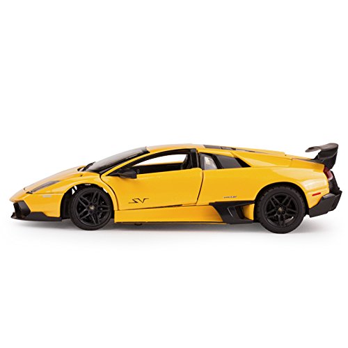 39300 Rastar Murcielago LP670-4 Die cast 1:24 Scale Toy Car with Open Doors - Yellow