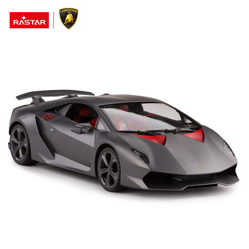 49200 Rastar RC 1:14 Lamborghini Sesto Kids Remote Control Toy Car - Grey