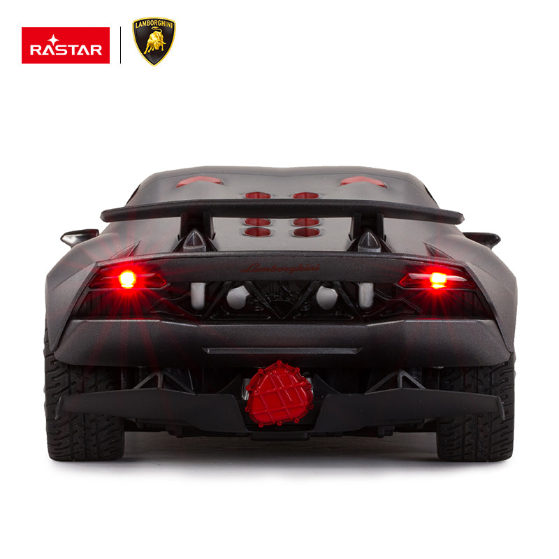 49200 Rastar RC 1:14 Lamborghini Sesto Kids Remote Control Toy Car - Grey
