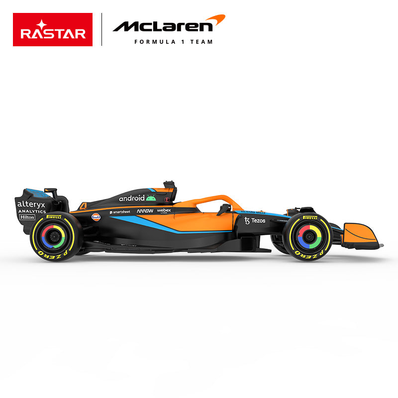 56800 Rastar McLaren F1 MCL36 Die cast 1:24 Scale Toy Car with Open Doors - Orange