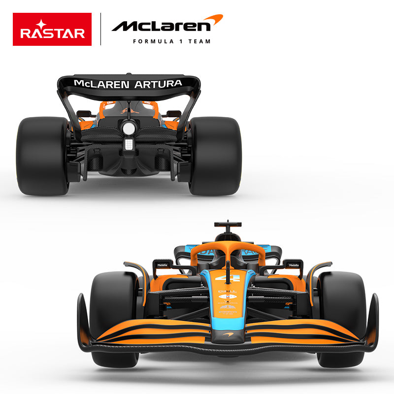 56800 Rastar McLaren F1 MCL36 Die cast 1:24 Scale Toy Car with Open Doors - Orange