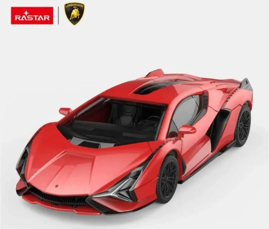 58900 Rastar Lamborghini Sian Die cast 1:43 Scale Toy Car - Red