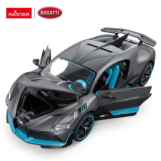 63900 Rastar Bugatti Divo Die cast 1:24 Scale Toy Car with Open Doors - Grey