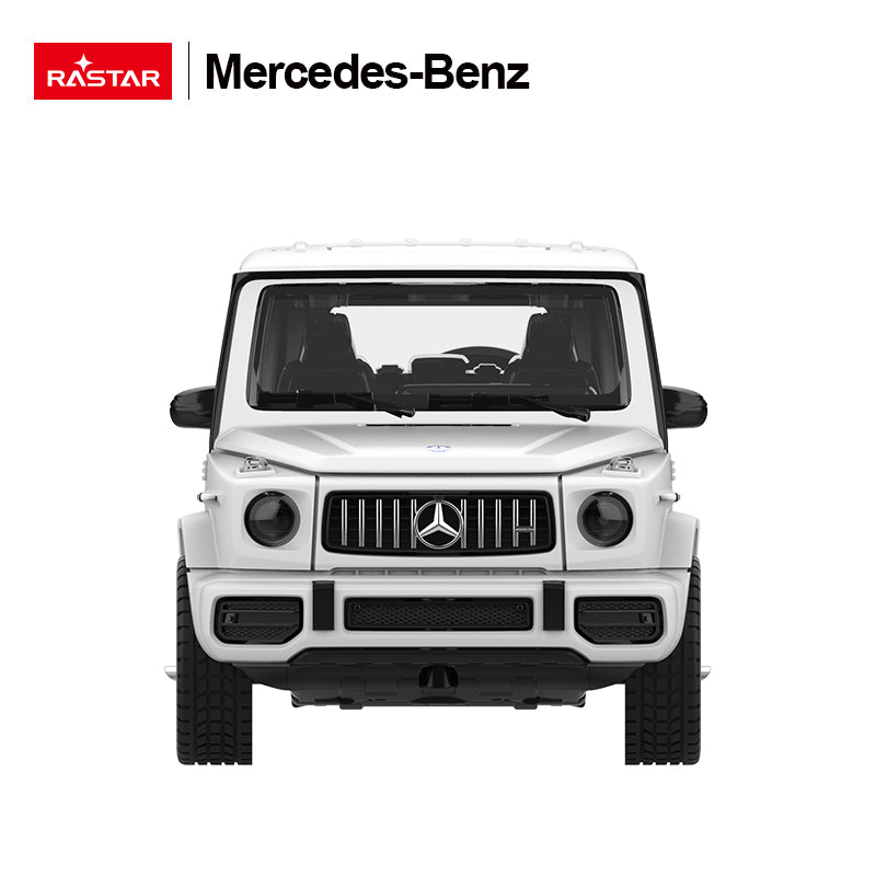 64100 Rastar Mercedes-Benz AMG G63 Die cast 1:32 Scale Toy Car with Open Doors - White