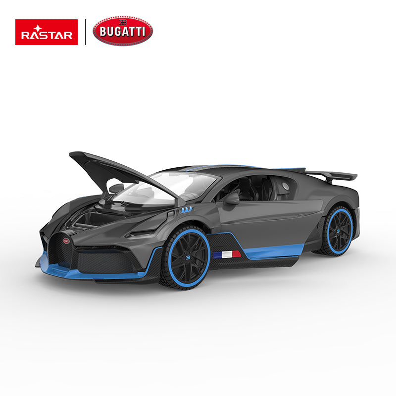 64200 Rastar Bugatti DIVO Die cast 1:32 Scale Toy Car with Open Doors - Grey