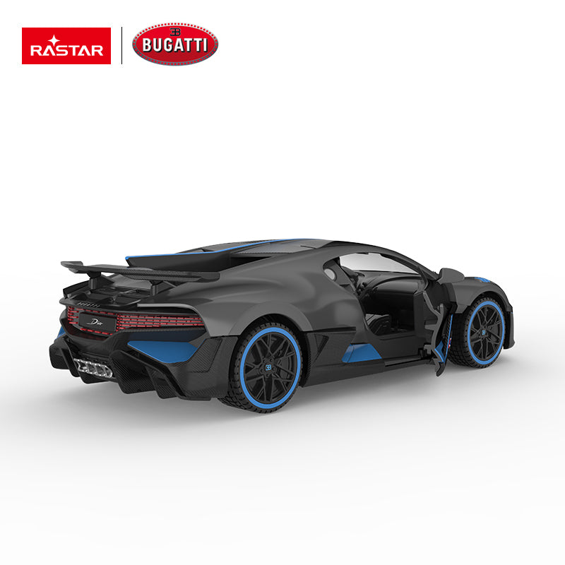 64200 Rastar Bugatti DIVO Die cast 1:32 Scale Toy Car with Open Doors - Grey