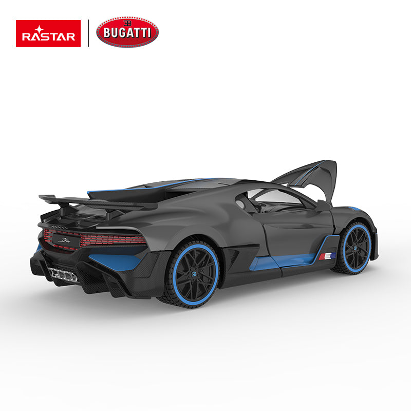 64200 Rastar Bugatti DIVO Die cast 1:32 Scale Toy Car with Open Doors - Grey