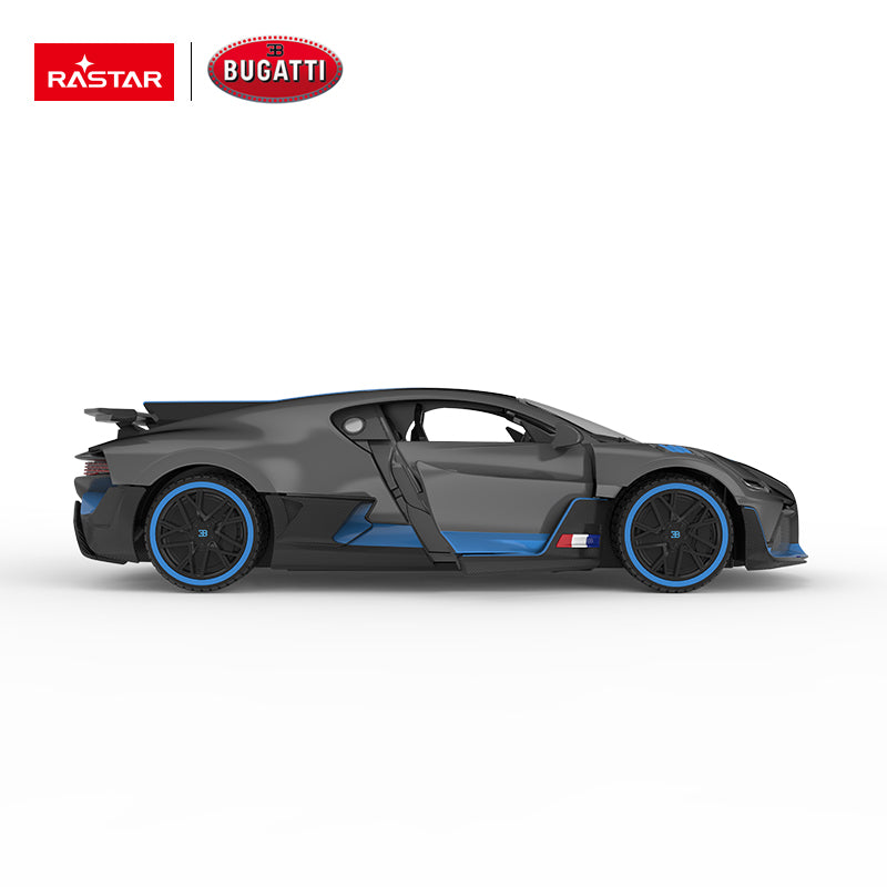 64200 Rastar Bugatti DIVO Die cast 1:32 Scale Toy Car with Open Doors - Grey
