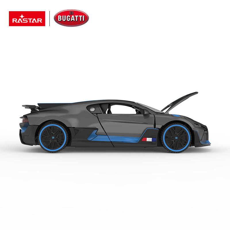 64200 Rastar Bugatti DIVO Die cast 1:32 Scale Toy Car with Open Doors - Grey