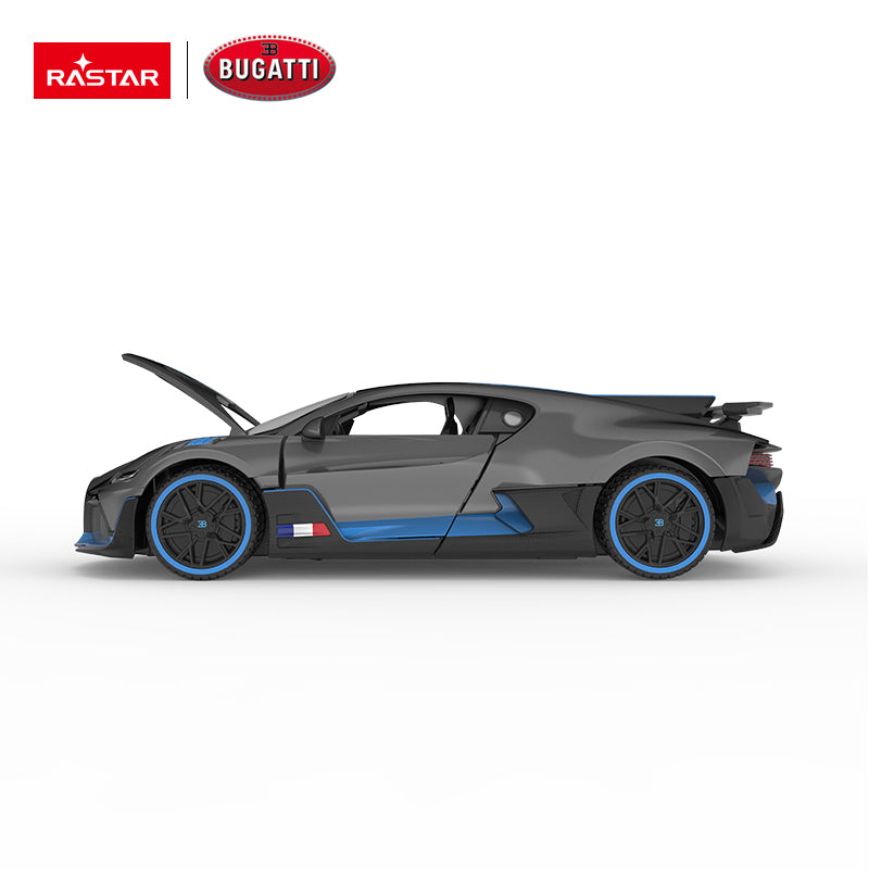 64200 Rastar Bugatti DIVO Die cast 1:32 Scale Toy Car with Open Doors - Grey