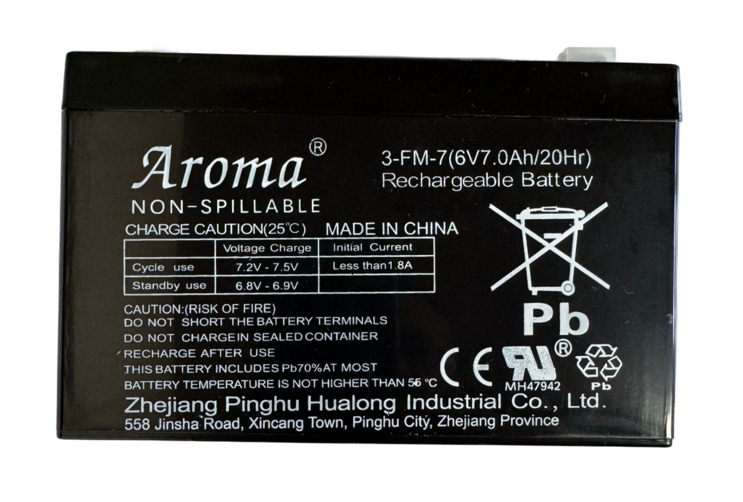 6V Rechargeable Battery for Ride on Kids Electric Cars Jeeps Quad Bikes 6v-7ah