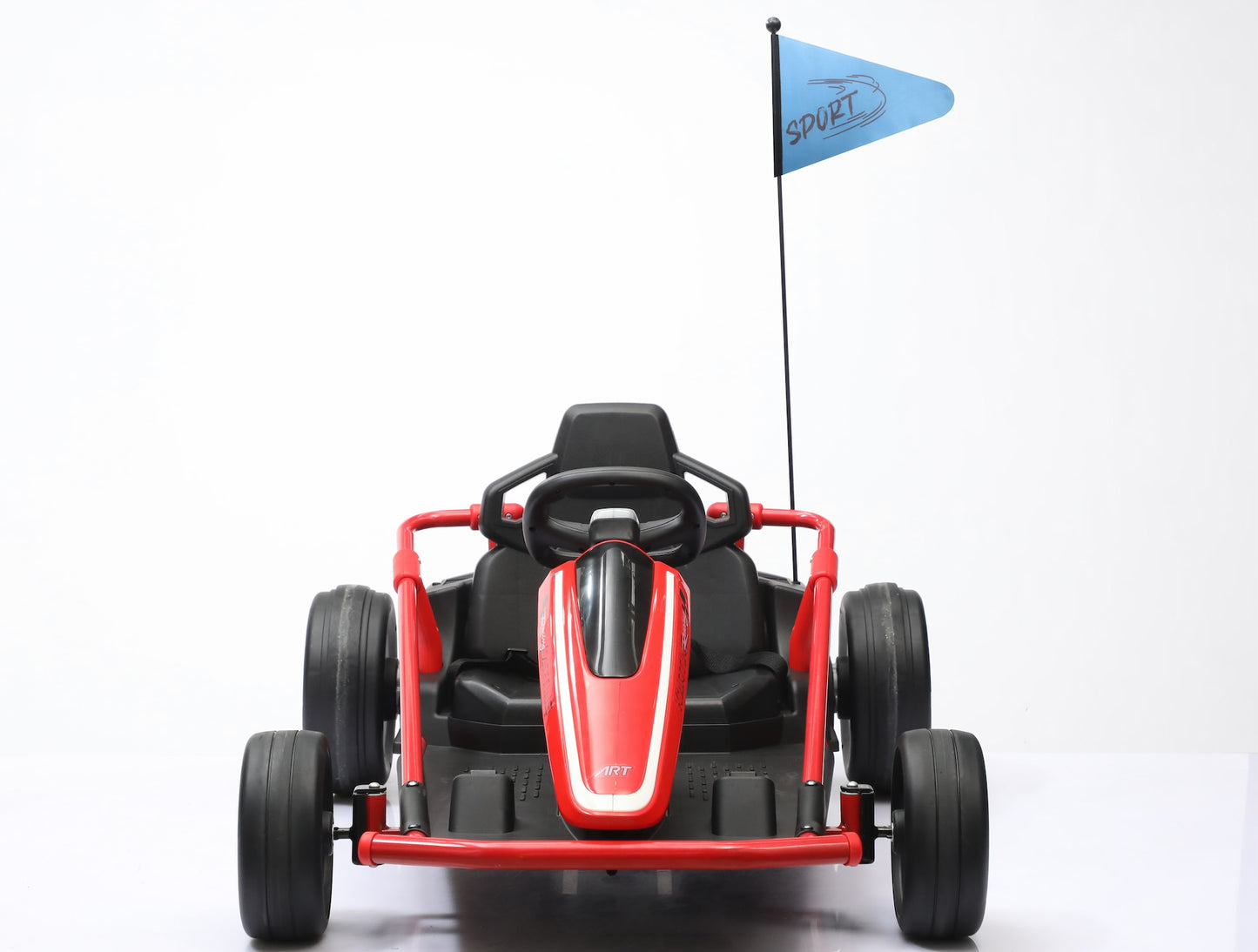 Predatour 24v Go Kart Drift Electric 24v-14ah Battery Kids Ride on Go Kart with Remote - Red