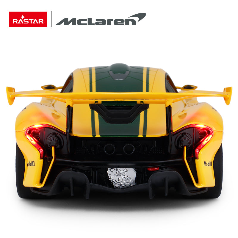 75000 Rastar RC 1:14 McLaren P1 GTR Kids Remote Control Toy Car - Yellow