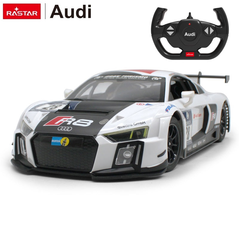 75300 Rastar RC 1:14 AUDI R8 LMS Kids Remote Control Toy Car - White