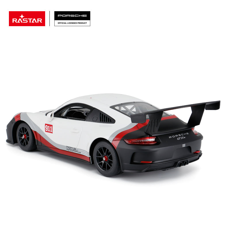 75900 Rastar RC 1:14 Porsche 911 GT3 CUP Kids Remote Control Toy Car - White