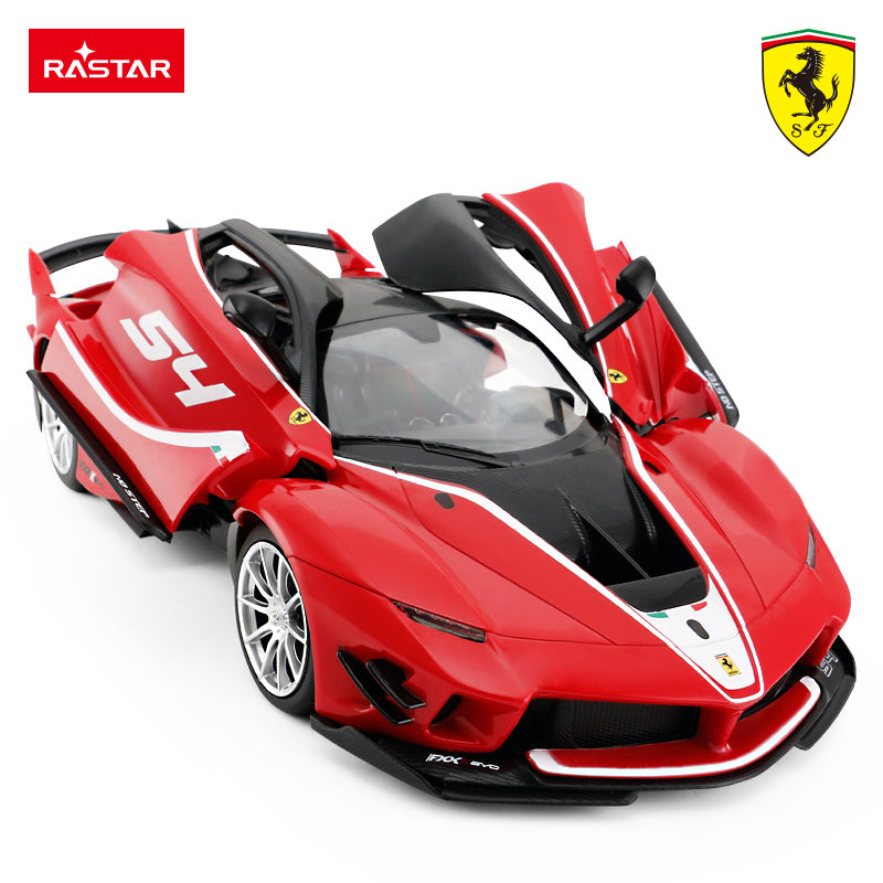 79200 Rastar RC 1:14 Ferrari FXX K Evo Kids Remote Control Toy Car - Red