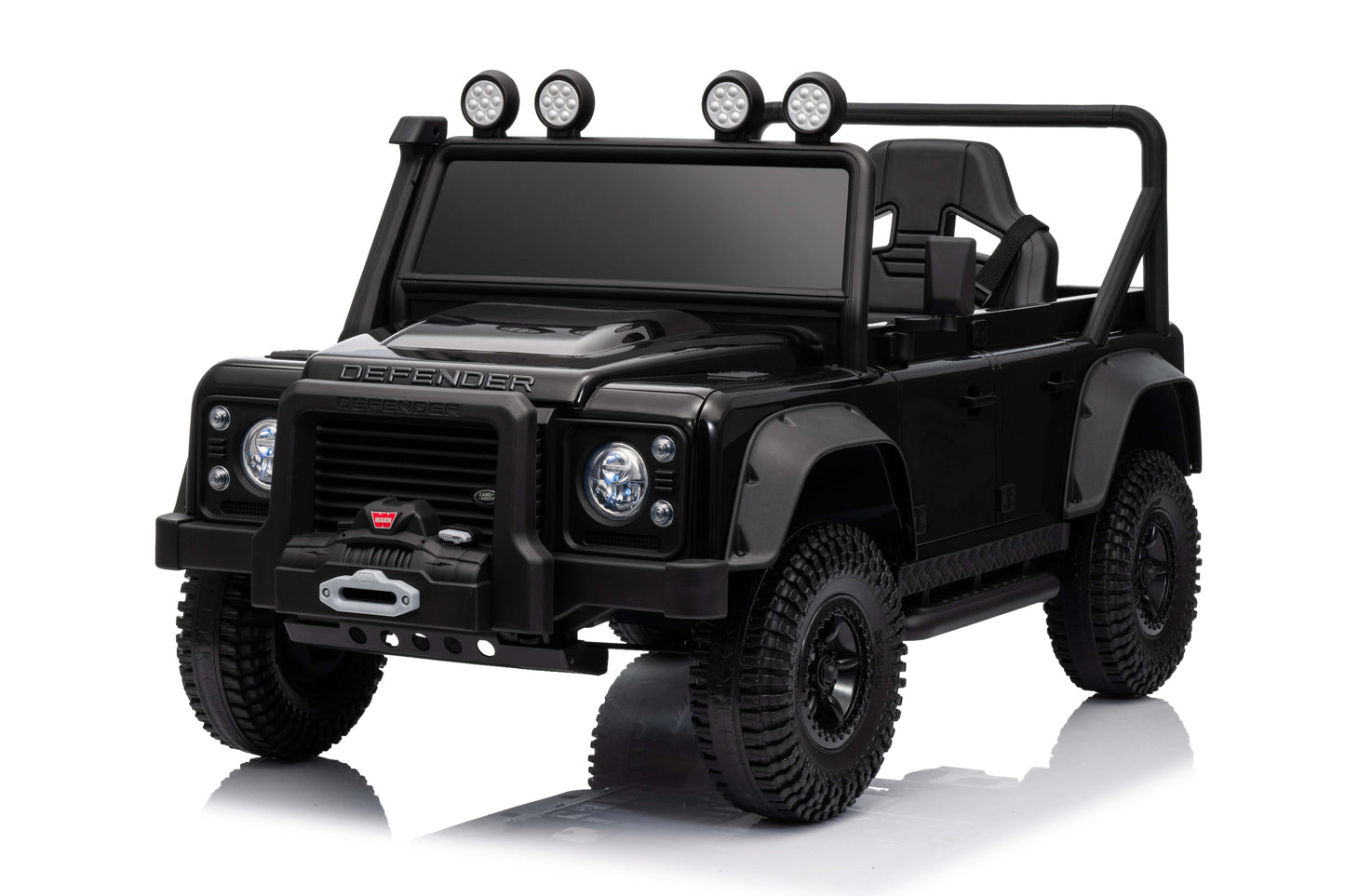Land Rover Defender 110 SVX Spectra 24v Ride On Car with Remote Black