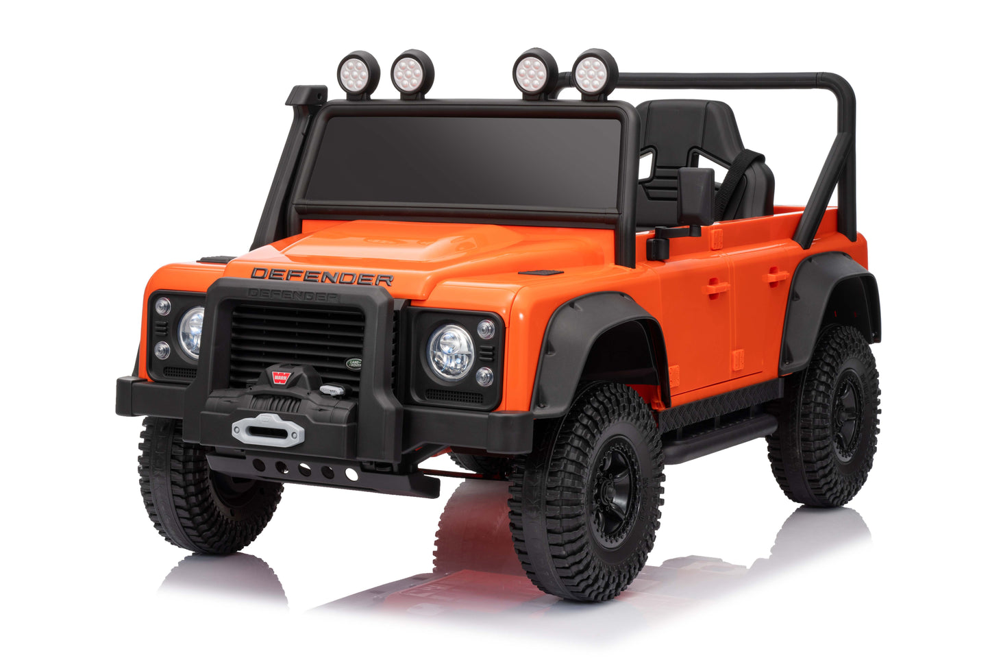 Land Rover Defender 110 SVX Spectra 24v Ride On Car with Remote Orange