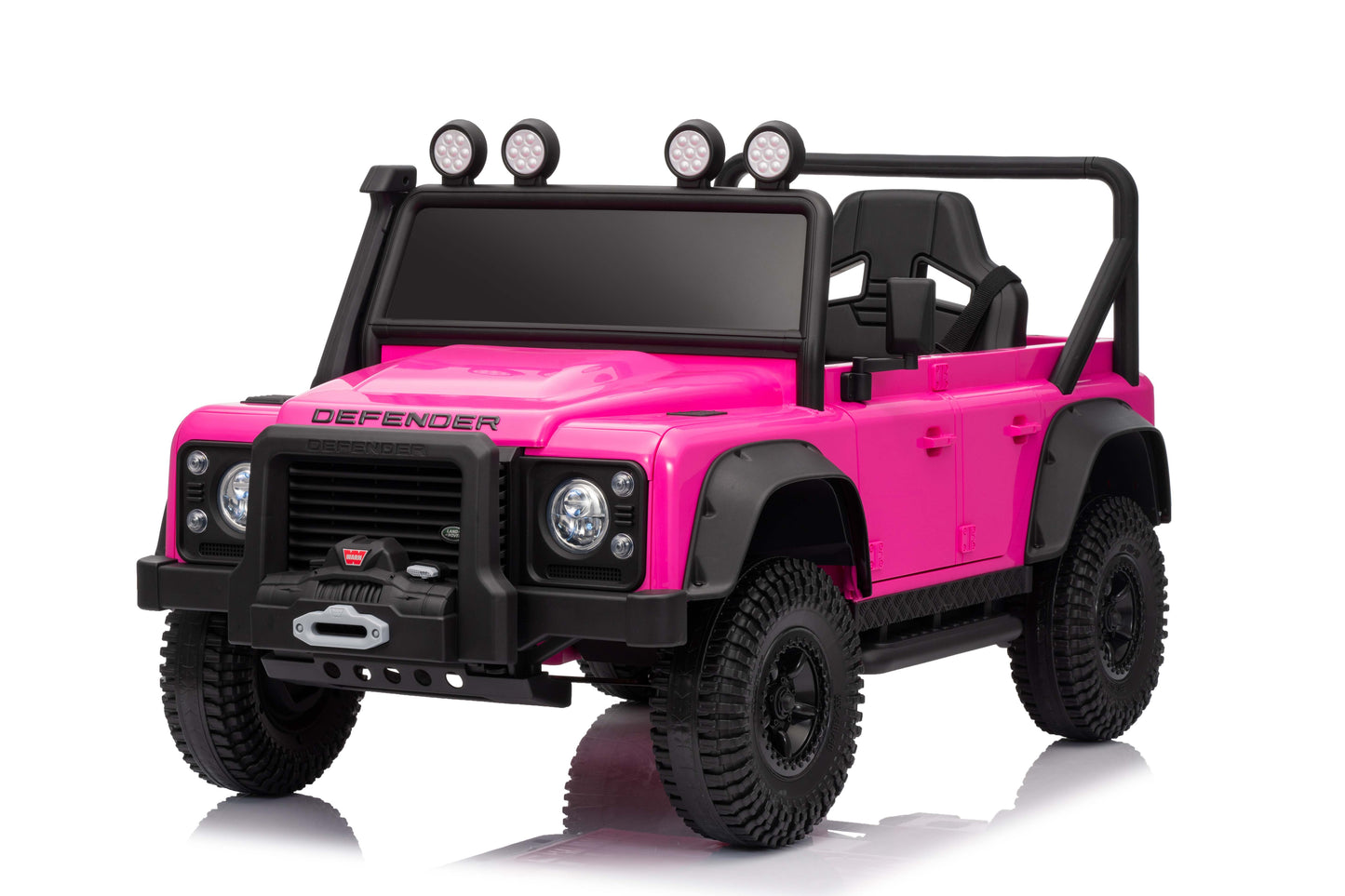 Land Rover Defender 110 SVX Spectra 24v Ride On Car with Remote Pink