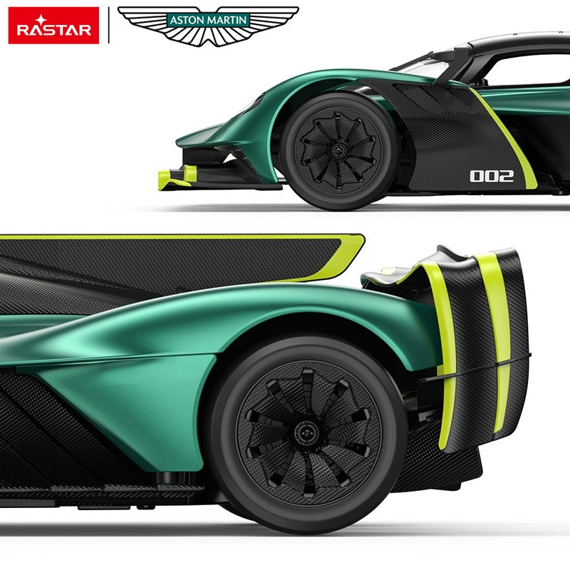 92100 Rastar RC 1:14 Aston Martin Valkyrie AMR Pro Kids Remote Toy Car - Dark Green