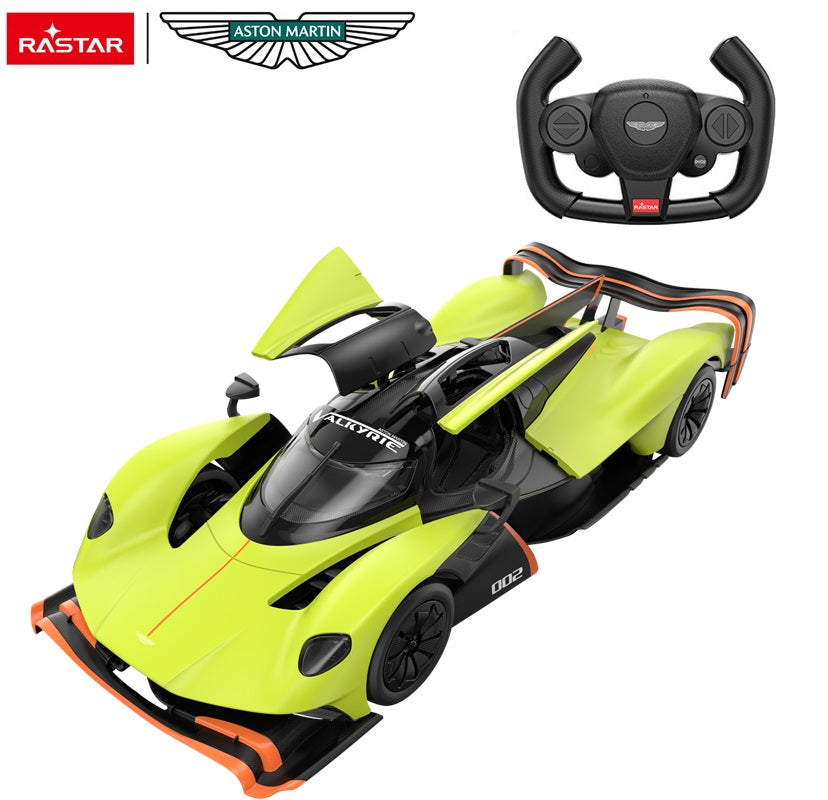 92100 Rastar RC 1:14 Aston Martin Valkyrie AMR Pro Kids Remote Control Toy Car - Green