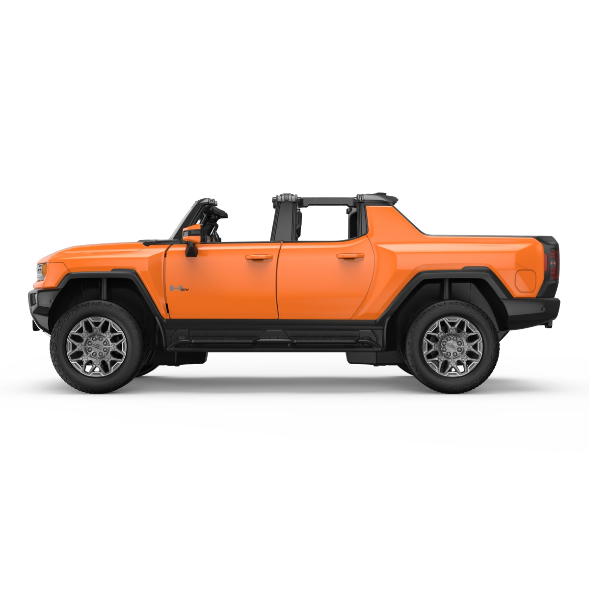 93000 Rastar RC 1:16 Hummer EV Kids Remote Control Toy Car 4W Rotation - Orange