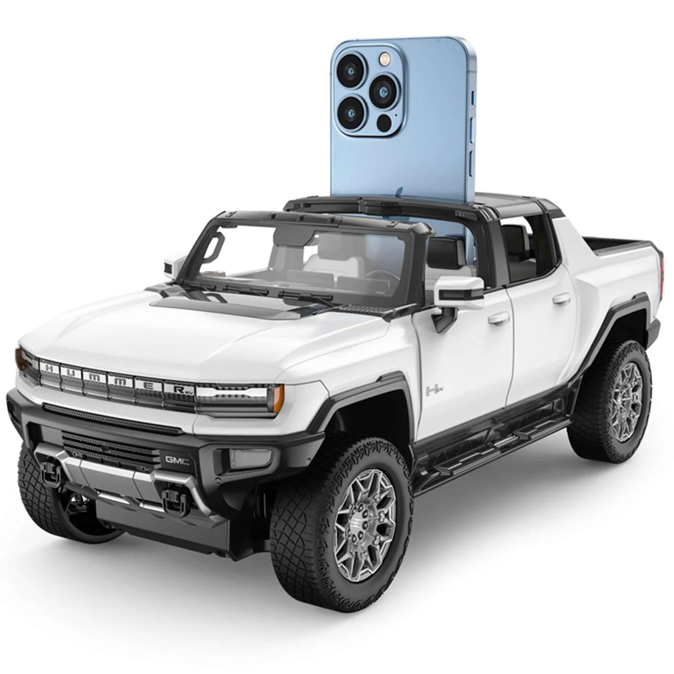 93000 Rastar RC 1:16 Hummer EV Kids Remote Control Toy Car - White