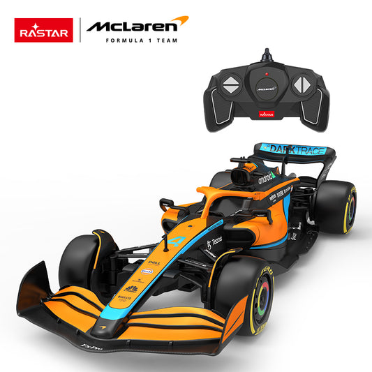 93300 Rastar RC 1:18 Scale McLaren F1 MCL36 Kids Remote Control Toy Car - Orange