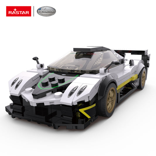 93900 Rastar 1:28 Pagani Zonda R Bricks/Assemble Kids Toy Car - White