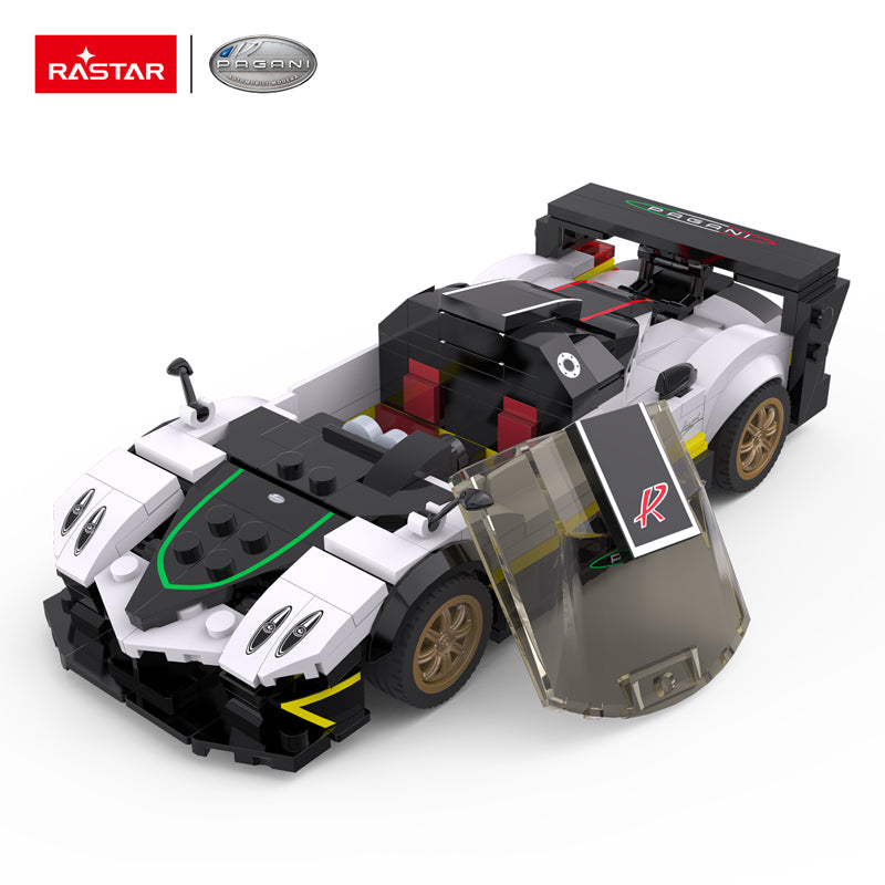 93900 Rastar 1:28 Pagani Zonda R Bricks/Assemble Kids Toy Car - White