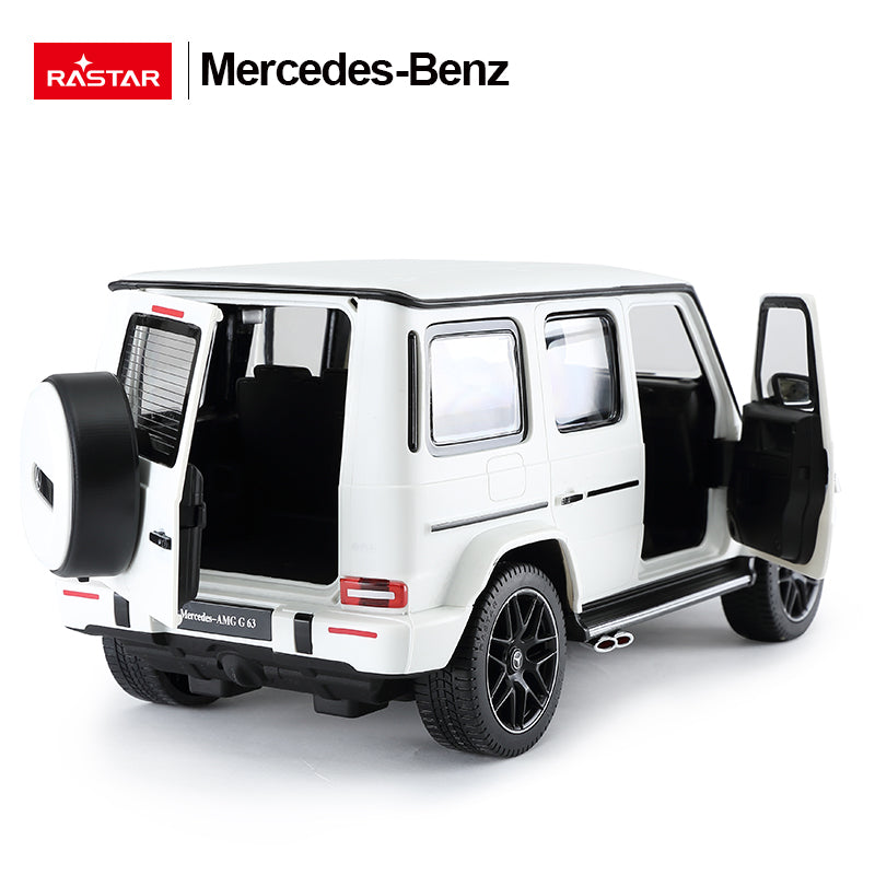 95700 Rastar RC 1:14 Mercedes-Benz G63 AMG Kids Remote Control Toy Car - White