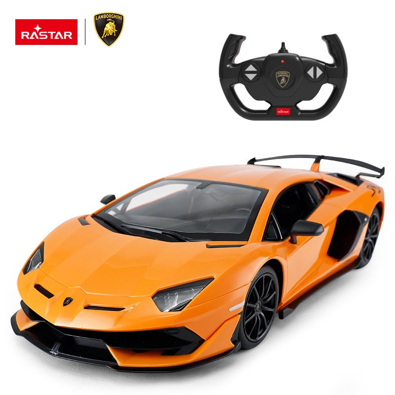 96000 Rastar RC 1:14 Aventador SVJ Kids Remote Control Toy Car - Orange