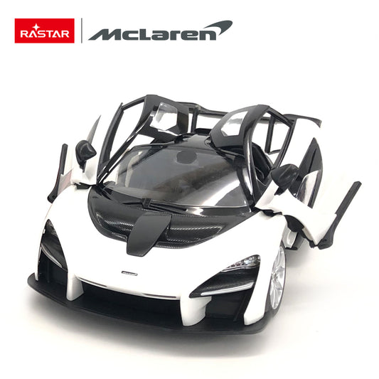 96600 Rastar RC 1:14 McLaren Senna Kids Remote Control Toy Car - White