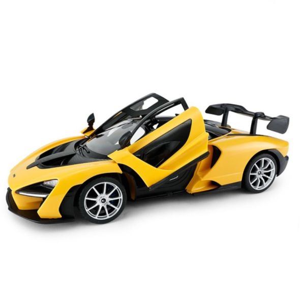 96600 Rastar RC 1:14 McLaren Senna Kids Remote Control Toy Car - Yellow